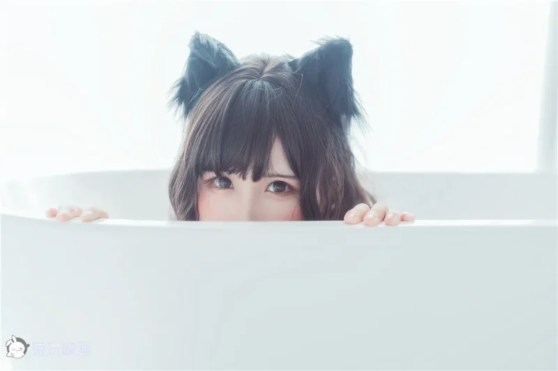 三度_69白丝喵Cosplay写真预览1