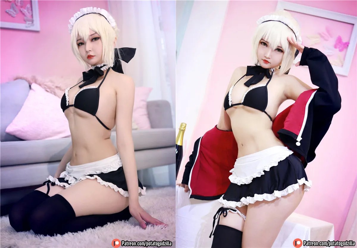 Potato Godzilla 梅尔特莉莉丝 2B Tifa Asuna 高清Cosplay作品